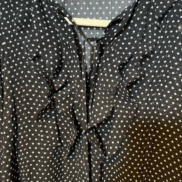 L’agence Tabitha Ruffled Spade Top Size S/P - Picture 8 of 10